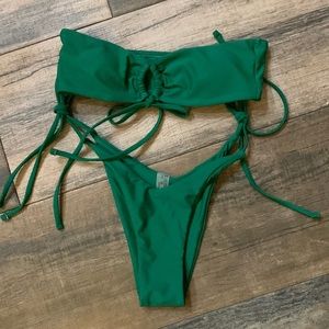Green bikini